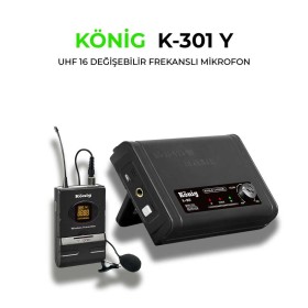 König K-301Y UHF Telsiz Yaka Mikrofonu